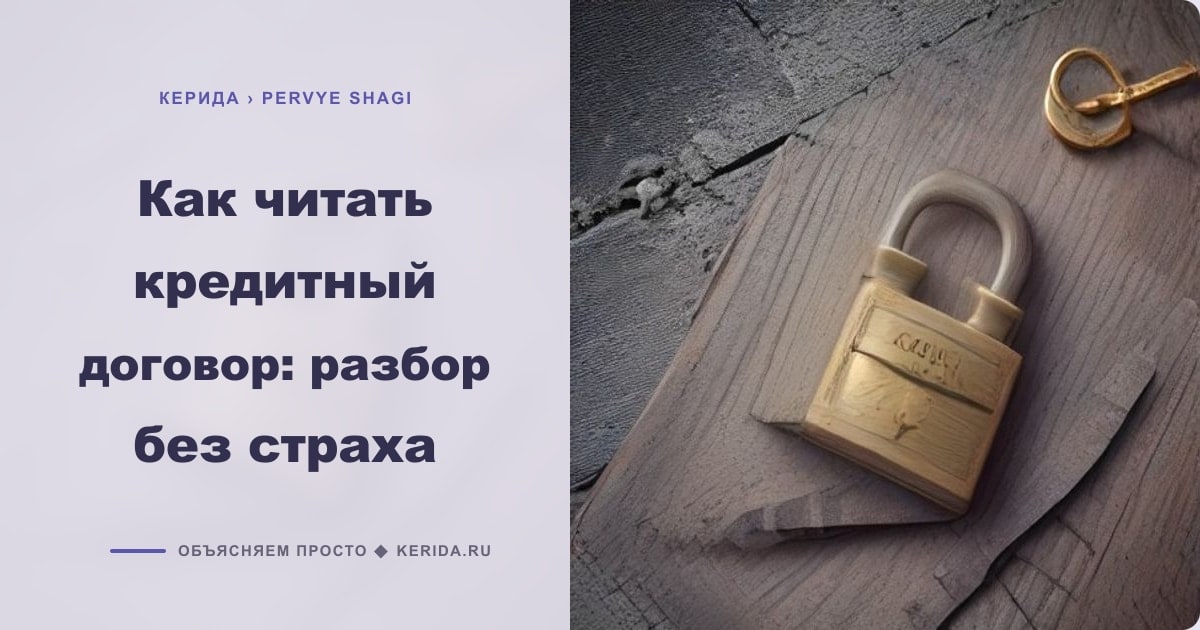 Иллюстрация к статье «Как читать кредитный договор: разбор без страха»